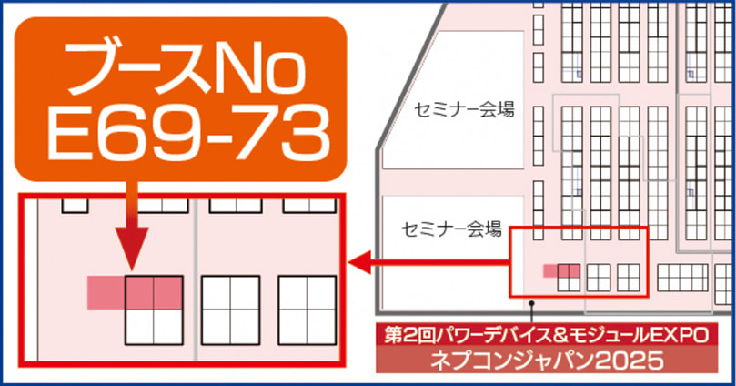 ブースNo E69-73