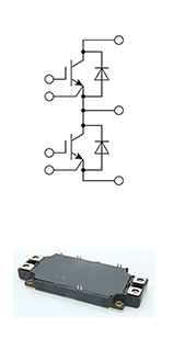 2in1 ハーフブリッジ回路(基本回路構成)