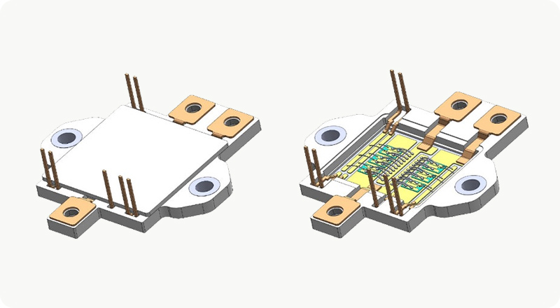 ワイドバンドギャップ半導体(SiC,GaN)向け次世代型ケースタイプパワーモジュール汎用パッケージFLAP-SS