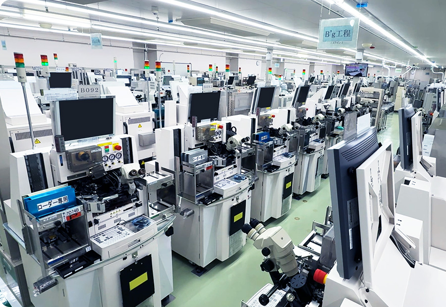 設計・試作・評価・量産を一貫対応できる体制