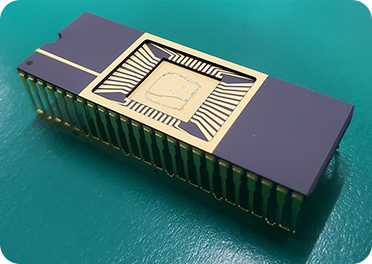 再生後のセラミックパッケージ