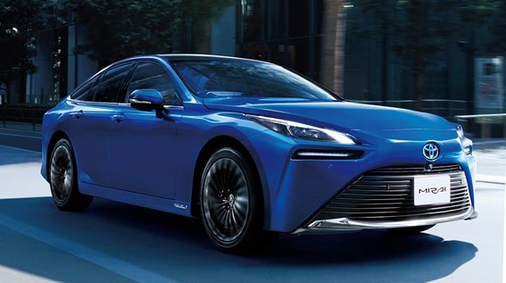 FCV「MIRAI」 出所:トヨタ自動車