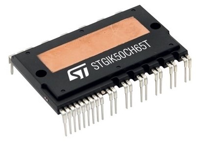 SLLIMM High Power IPM「STGIK50CH65T」　出所：STマイクロエレクトロニクス