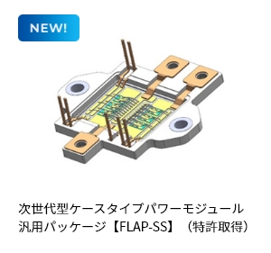 次世代型ケースタイプパワーモジュール汎用パッケージ【FLAP-SS】(特許取得)